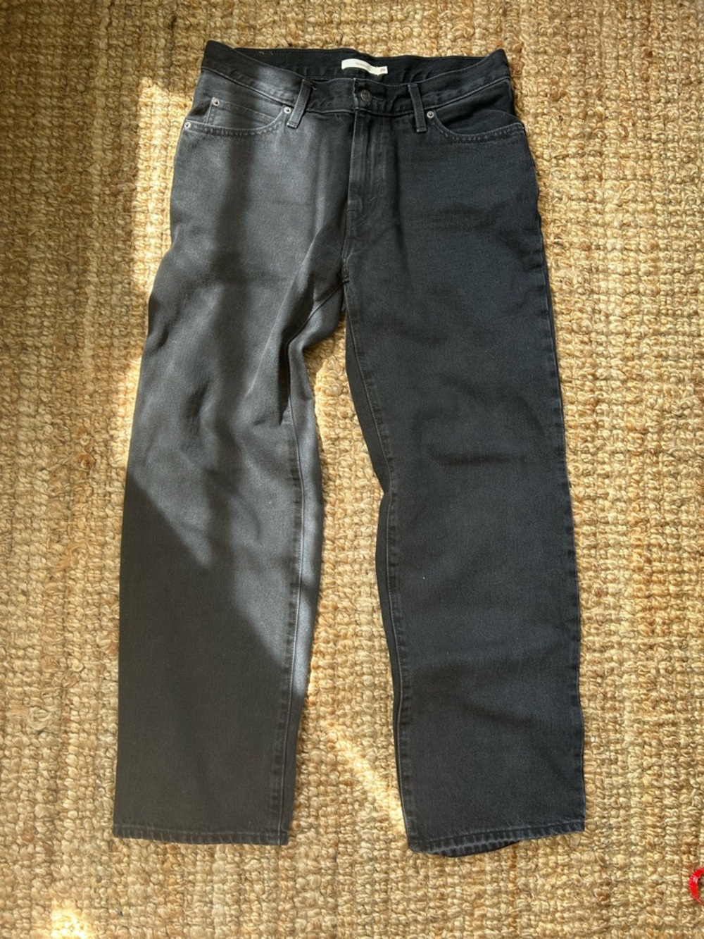 Levi's Tall Black Denim ‘94 Baggy Straight Leg Relaxed Fit Jeans  29x31